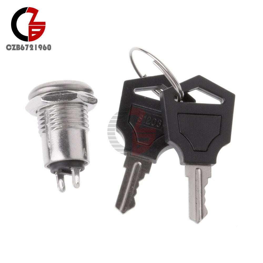 10PCS S1203 Security Power Locks Phone Lock Electronic Key Switch + Free Keys