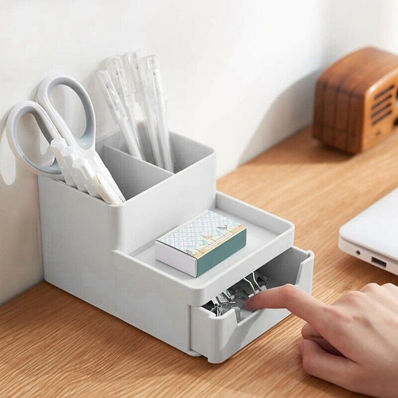 Pen Holder for Desk, Plastic Pencil Organizer Holder, Cute Pen Organizer StoV3X9