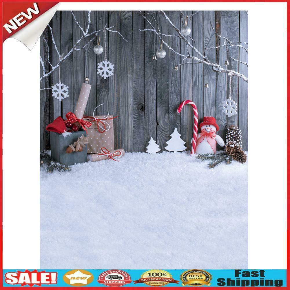 Snowman Photography Background Fabric Photo Props Studio Backdrop Decorate  @