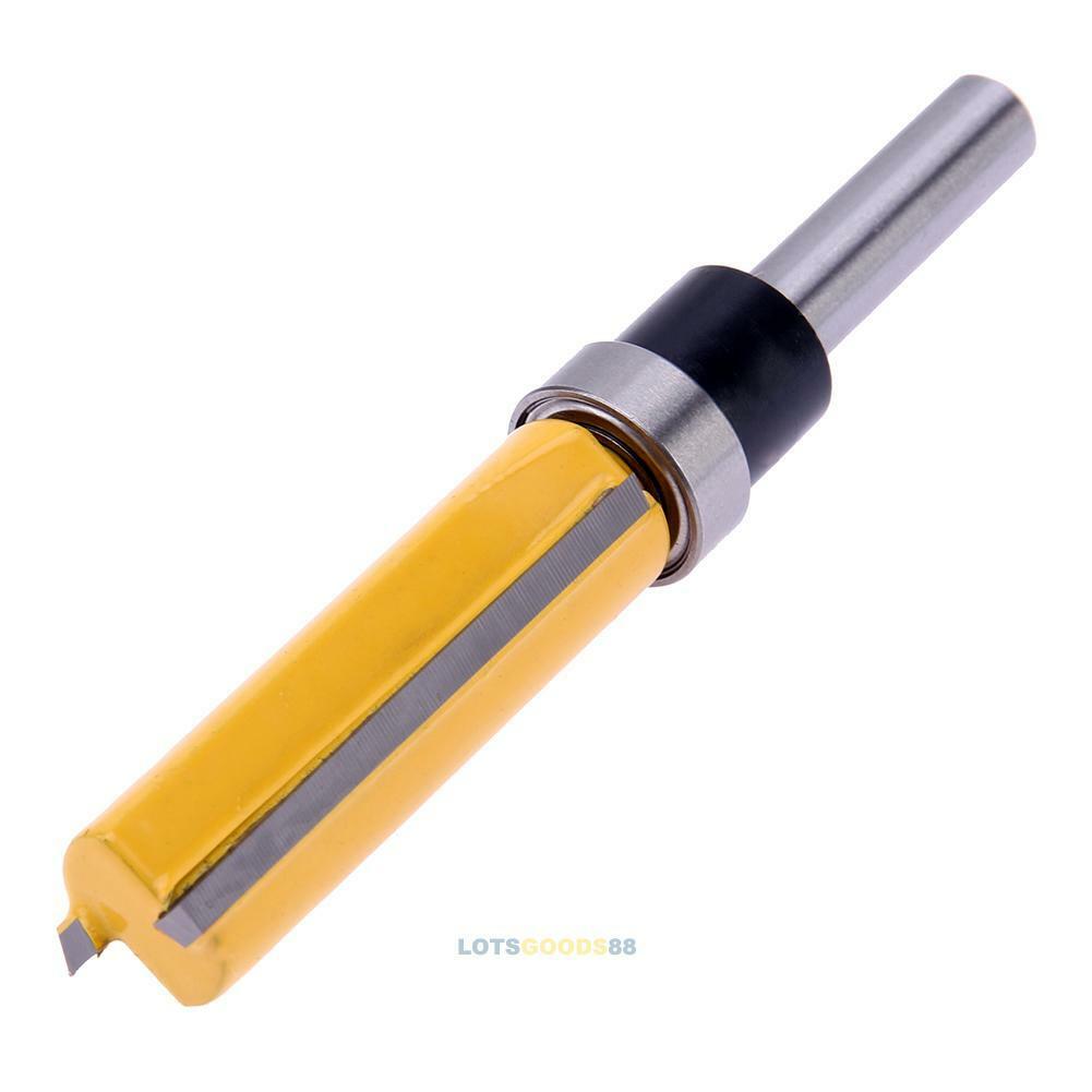 1/4" Shank End Bearing Flush Trim Router Bit Edge Tool Cutter 1/4" X 1/2" X 38mm