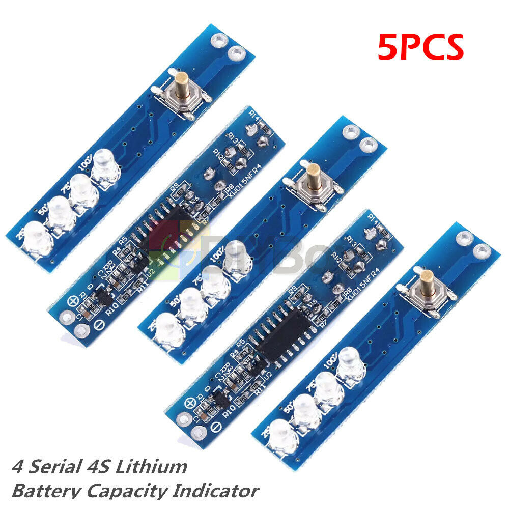 For Li Ion Battery 4S 4 Serial Lithium Battery Capacity Indicator Display Board