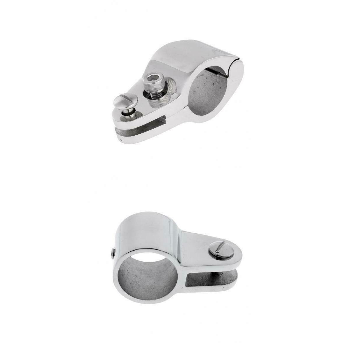 Boat Canopy Fitting TUBE  CLAMPS + 7/8" Jaw Slide Bimini Top Fittings