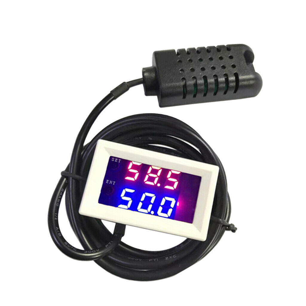 DC 12V Digital Air Humidity Controller with LCD Display High Accuracy Humidity