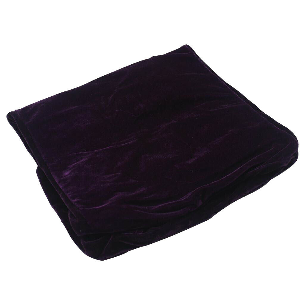 Pleuche Piano Stool Chair Bench Cover for Piano Dual Seat Purple