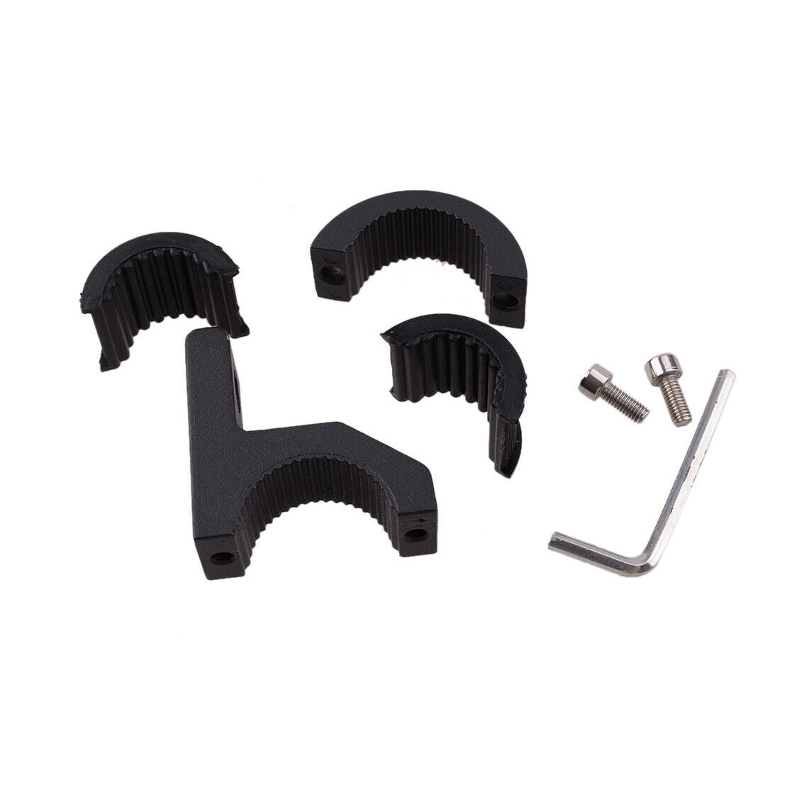 2 pc LED Spotlight Light Clamp Mounting Bracket Kit Motorcycle Truck Universal.