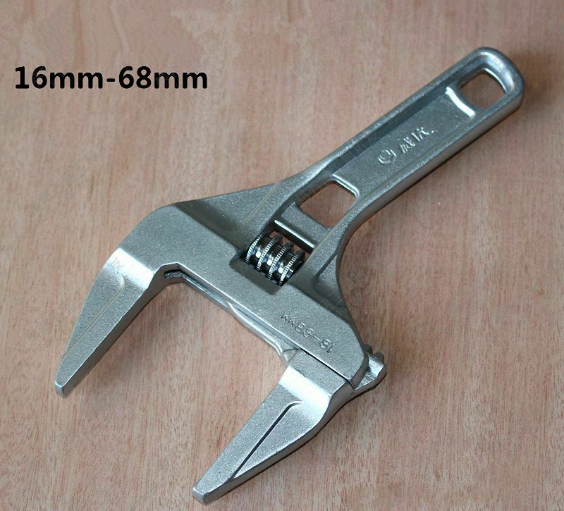 1 of Adjustable Wrench Opening 16 - 68 mm For Kitchen Sink Sanitary Equipment