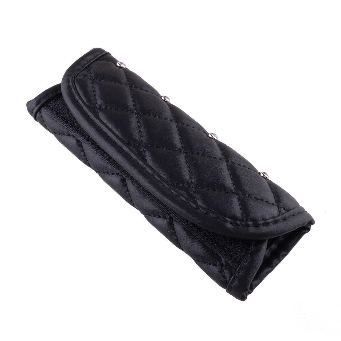 Car PU Leather Gear Shift Knob + Handbrake Sleeve + Seatbelt Cover Protector