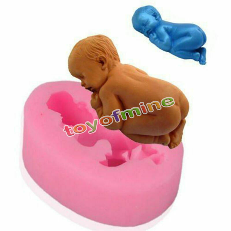 Baby Silicone Soap Fondant Mould ChocolateCake Mold Baking Tool DIY