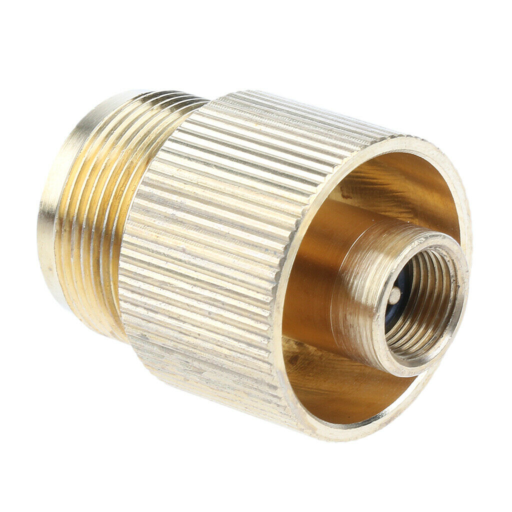 Solid Brass Propane Tank Refill Adapter Connector 1 lb Gas Cylinder Coupler