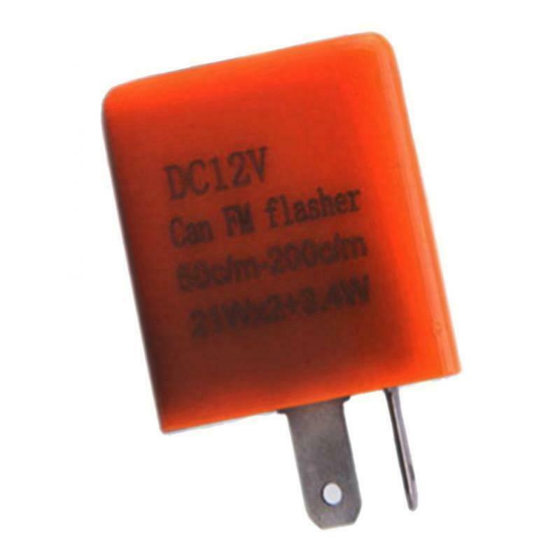 8x Motorbike 12V Speed Adjustable LED Turn Signal Indicator Flasher Relay