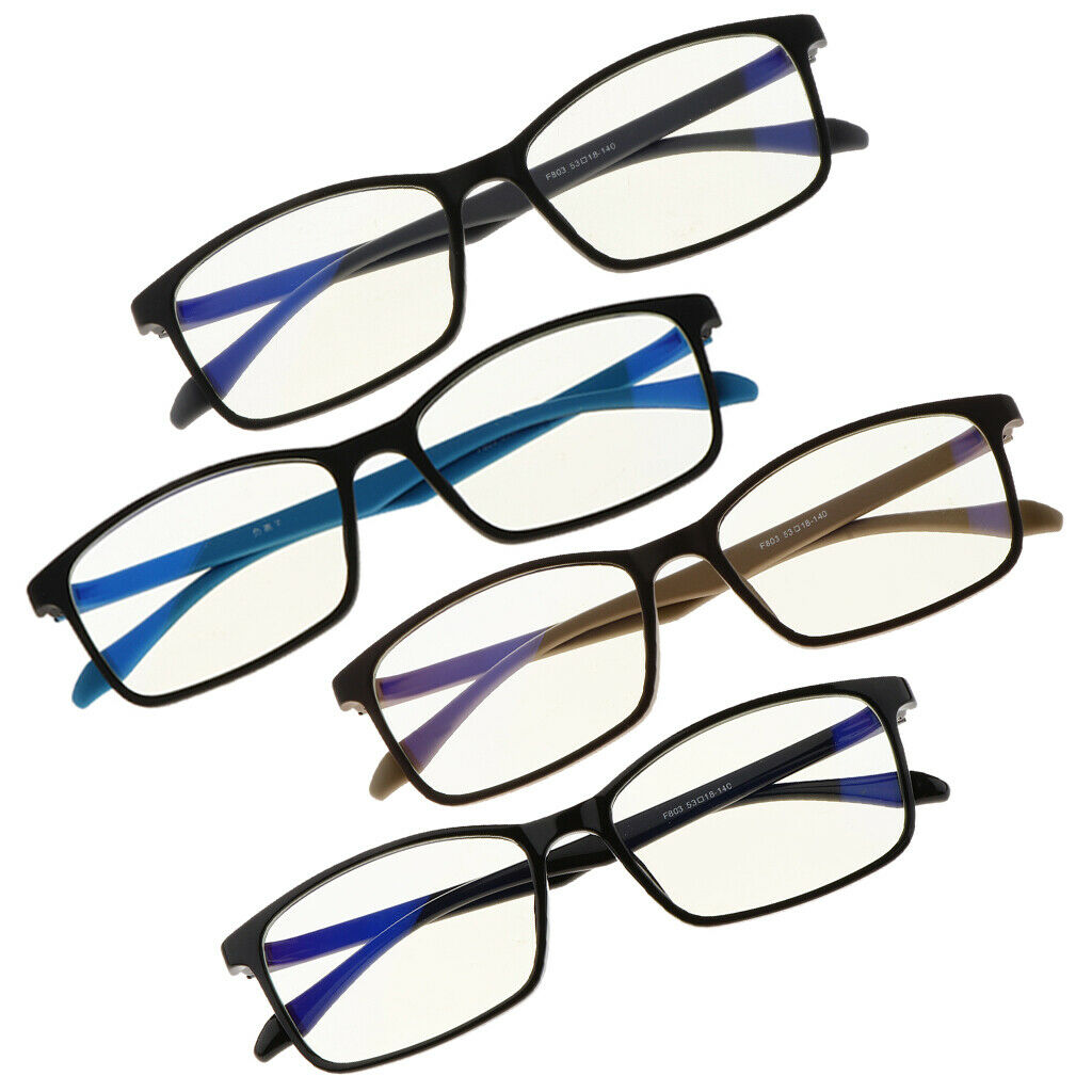 Ultralight Glasses Frames Blue Light Blocking Glasses Unisex Black Blue