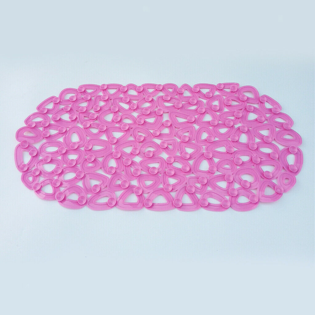 26'' Bath Antislip Shower Mat PVC Toilet Bath Mat Shower Bath Mat Pink