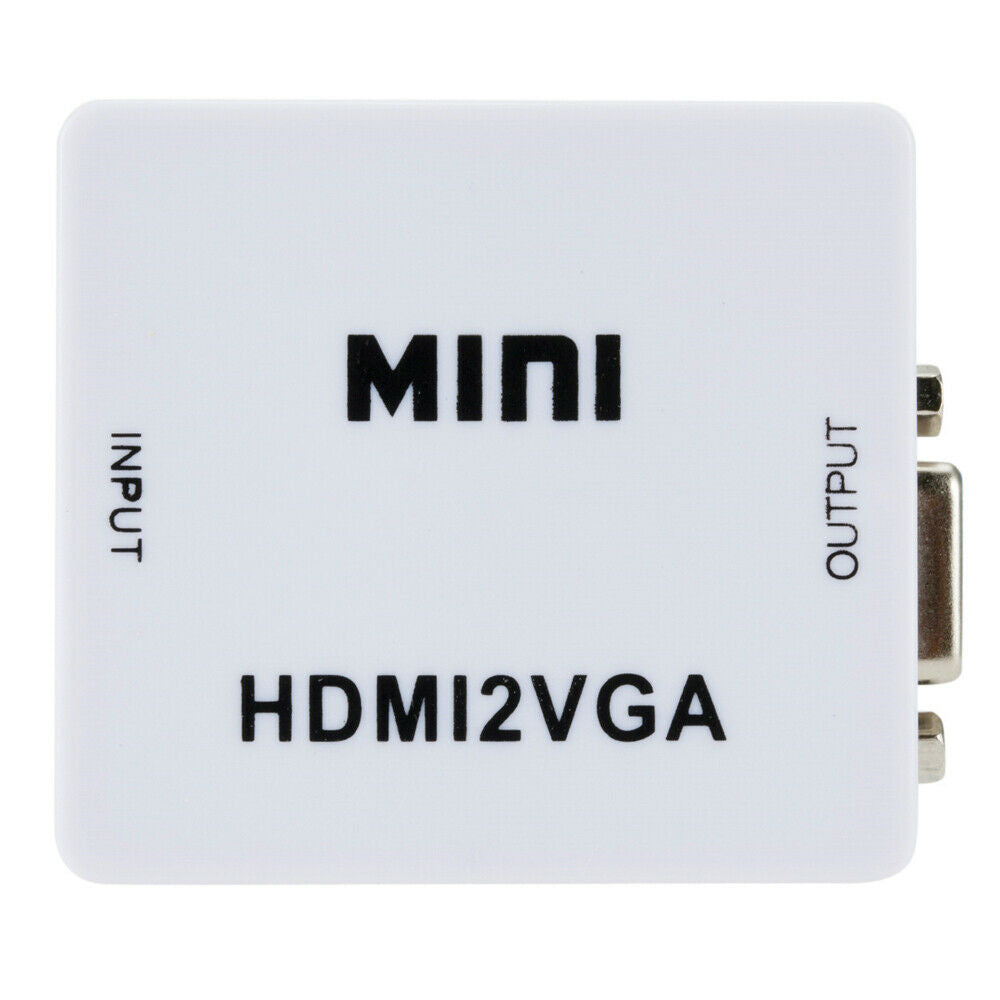 Conversor for HDMI to VGA com conector adaptador de audio HDMI2VGA 1080P