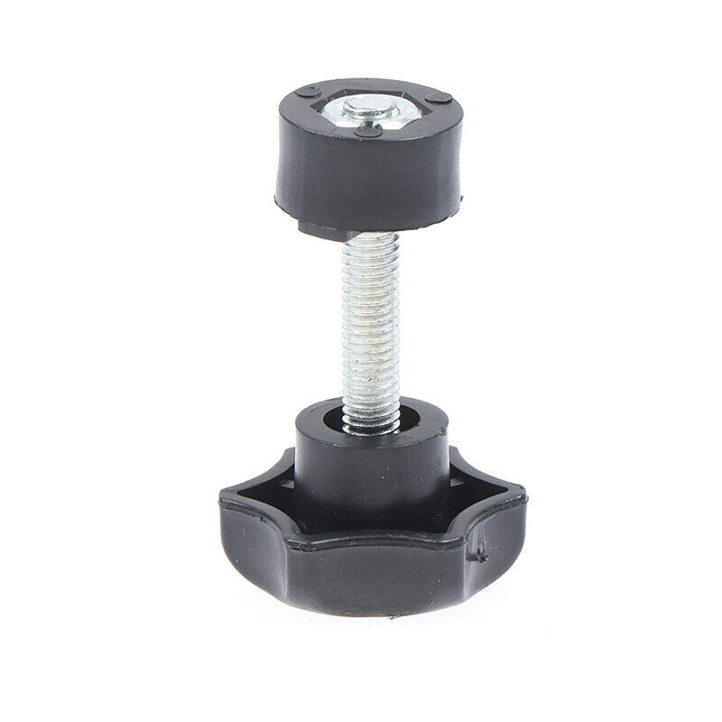 Tighten the guiding rule screw with the pressing screw of the manual ceramic KX