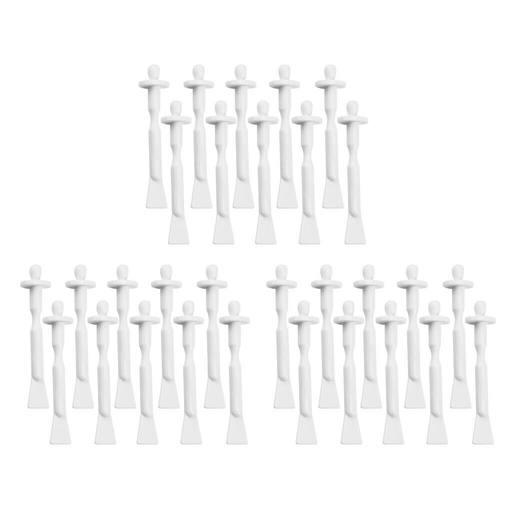 Pack of 30 Dual Use Wax Applicator Sticks Spatulas Tool Body Face Nose Hair