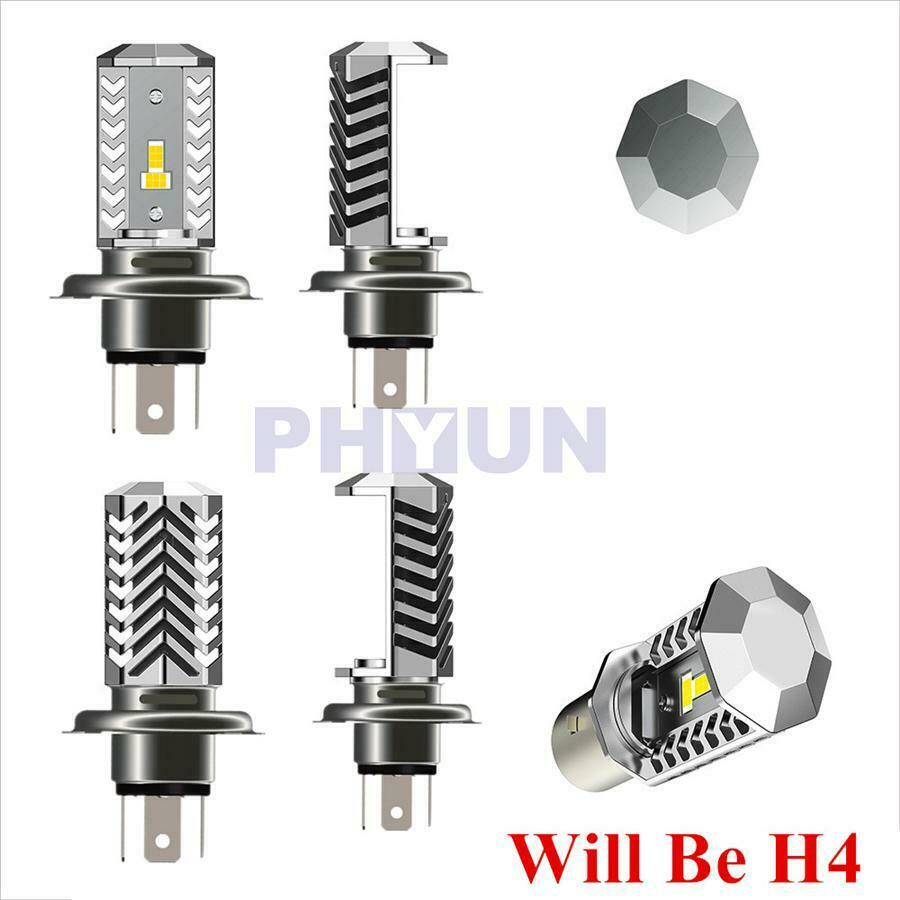 LED Motorcycle Headlight Bulb HID Hi/Low Beam 36W 3600LM H4 9003 HB2  Waterproof