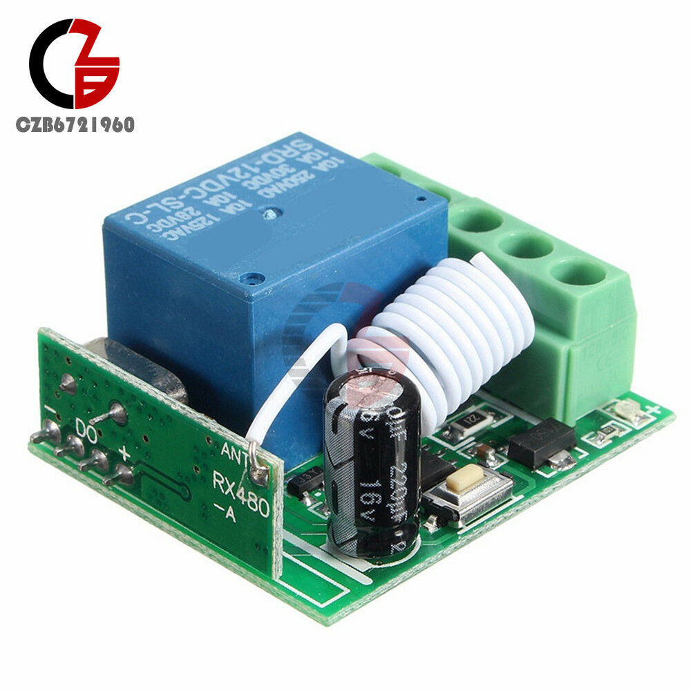 DC12V 10A 1CH Single Channel Wireless Relay RF Remote Control 315MHz Switch