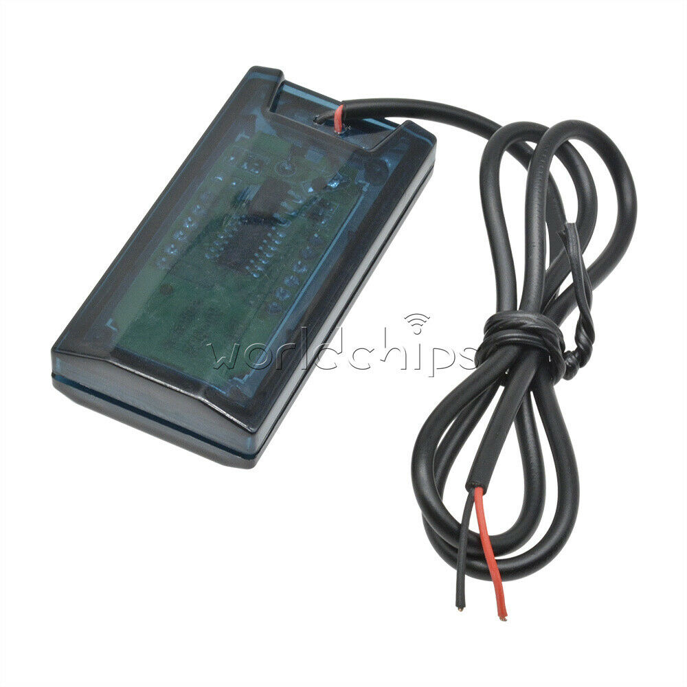 Blue Car Motocycle 12V Digital LED Display Voltmeter Voltage Gauge Panel Meter