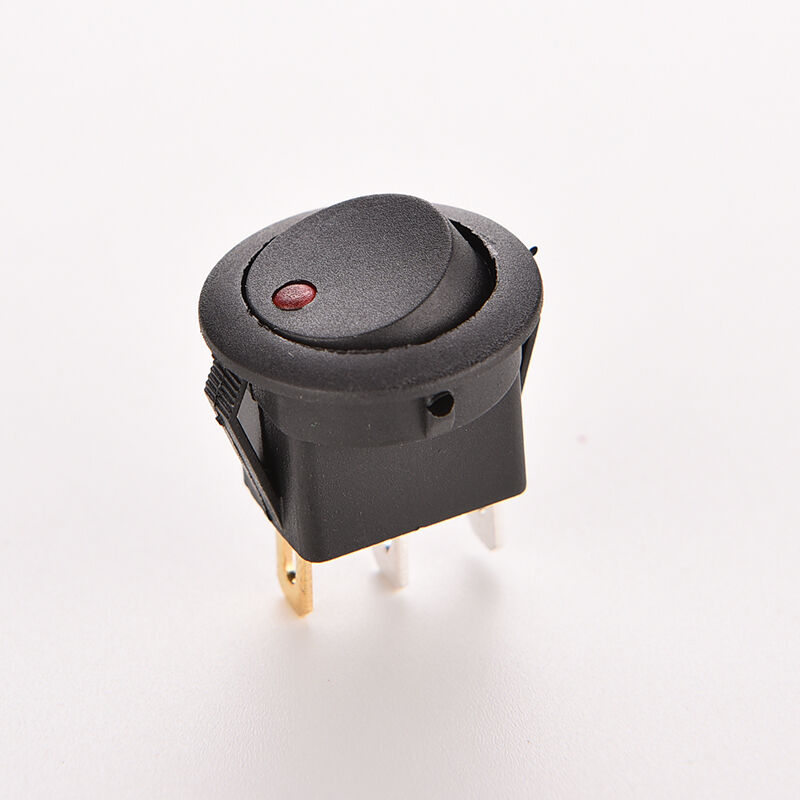 Red Car 12V Round Rocker Boat LED Light Toggle Switch ON-OF.l8