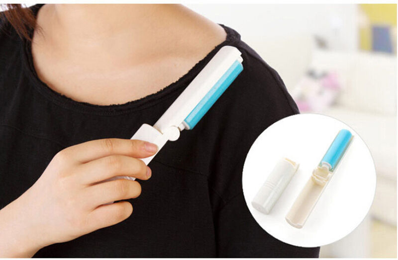 Folding Washable Lint Dust Hair Remov Cloth Sticky Roll Brush Cleaner Too.l8