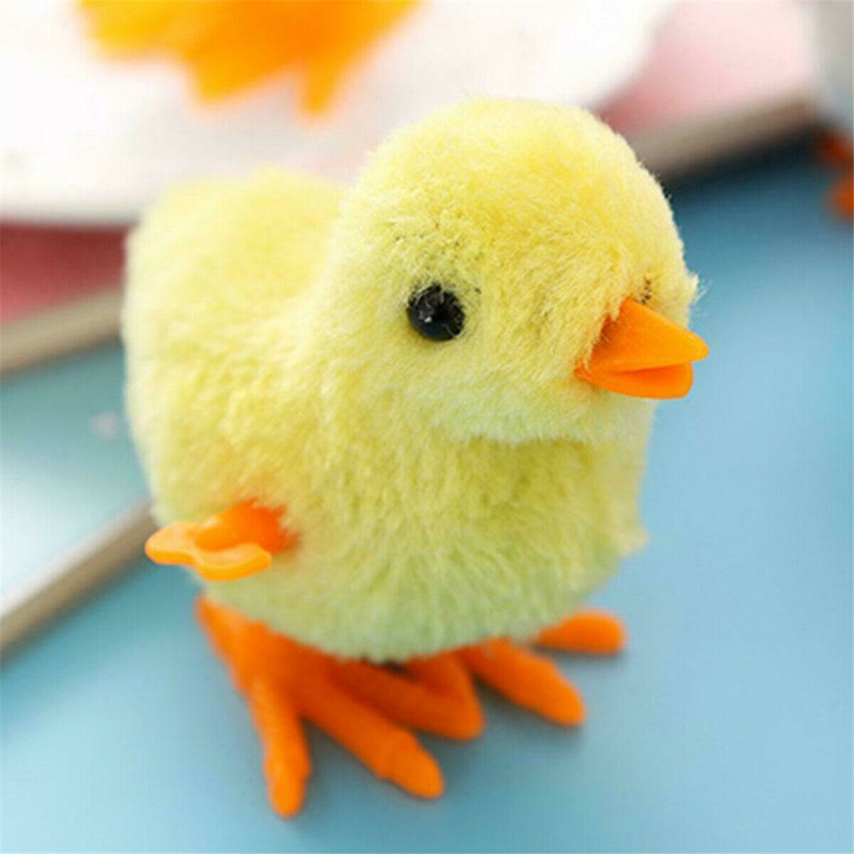 1pc Wind-up Hopping Jumping Chicken Clockwork Walking Children Kids Toys Random