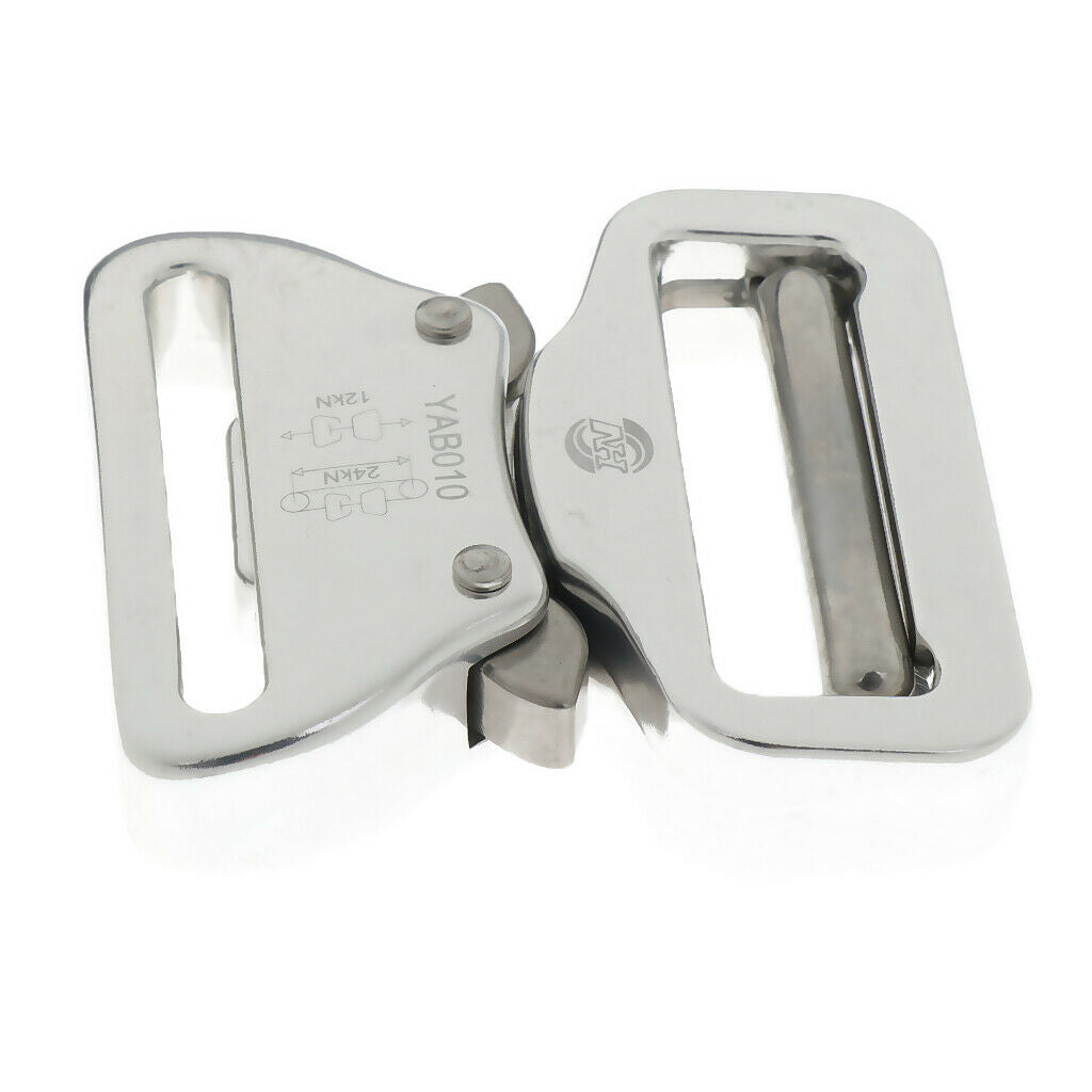 Aluminum Alloy Outdoor Quick Release Harness Webbing Buckle for 4.4cm Belt