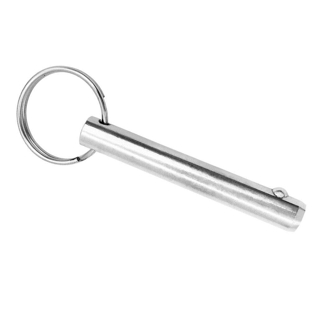 0.39'' Diameter 316 Stainless Steel Quick Release Pull Ring Detent Pin