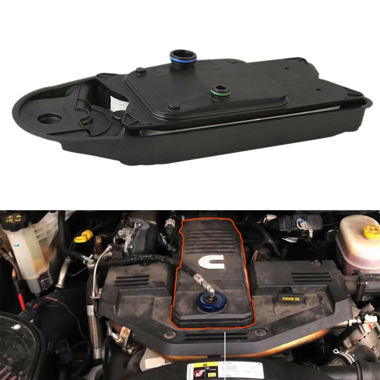 Engine Crankcase Ventilation Filter For Dodge Ram 3500 Replaces 904-418
