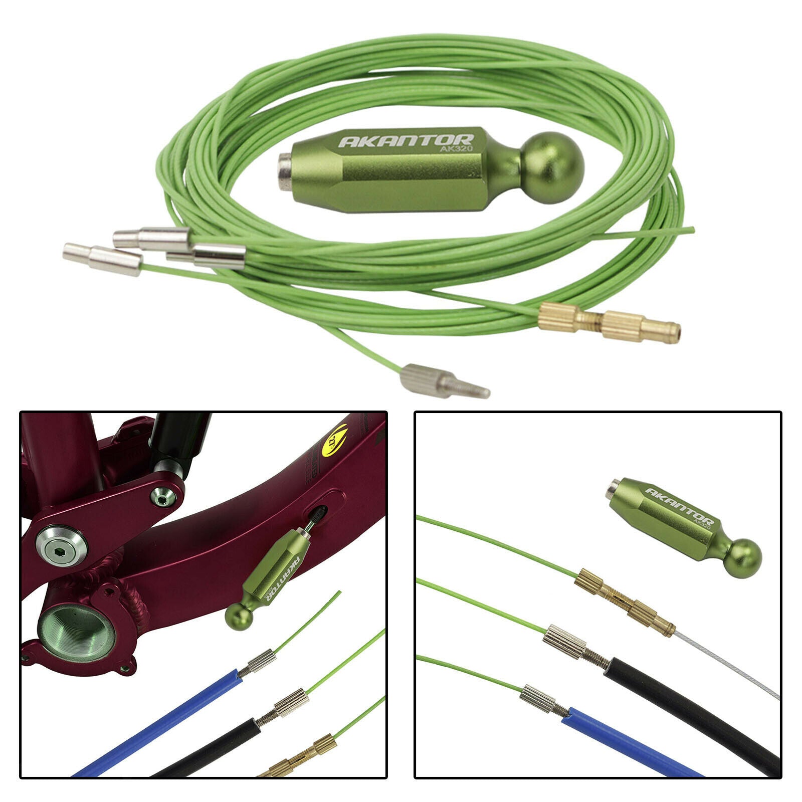 Bike Internal Cable Routing Tool Portable Bicycle Frame Hydraulic Repair