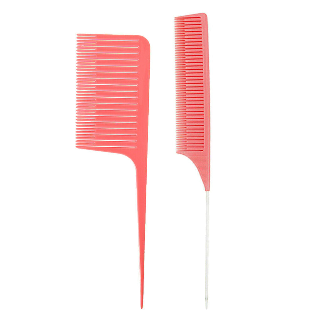 New Fine&Wide Weaving Highlight Foiling Hair Combs for Salon Dyeing Comb