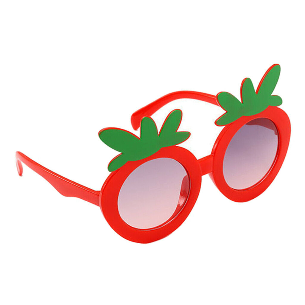 3PCS Kid Strawberry Sunglasses Outdoor Sun Protection Glasses Party Eyewear