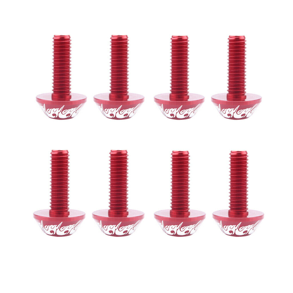 8Pcs Bike Kettle Rack Screws, M6 x 18mm Water Bottle Cage Bolts Screws Bicycle