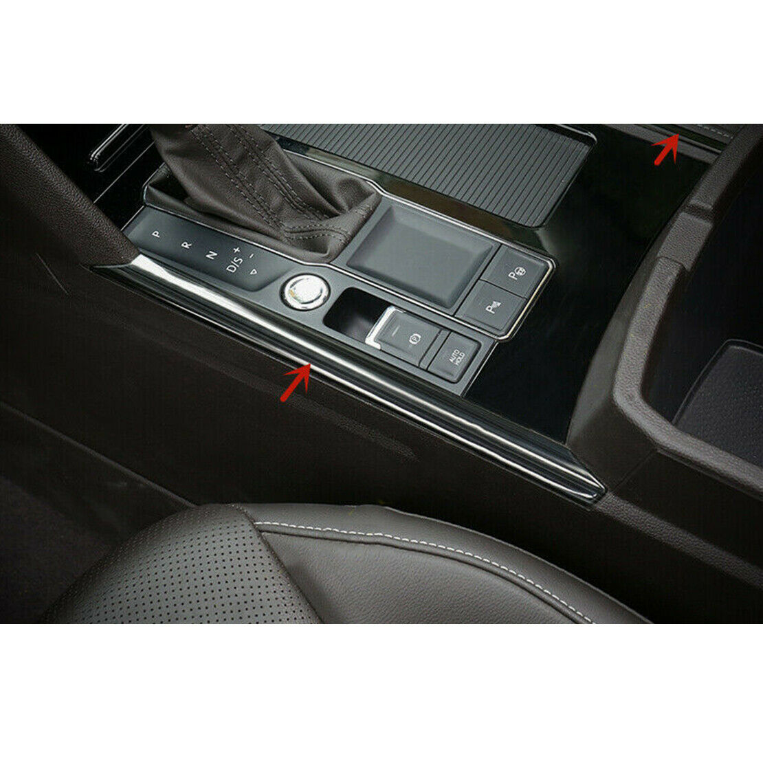 2x Gear Shift Side Trim Center Control Stripe Fit for VW A tlas Cross Sport