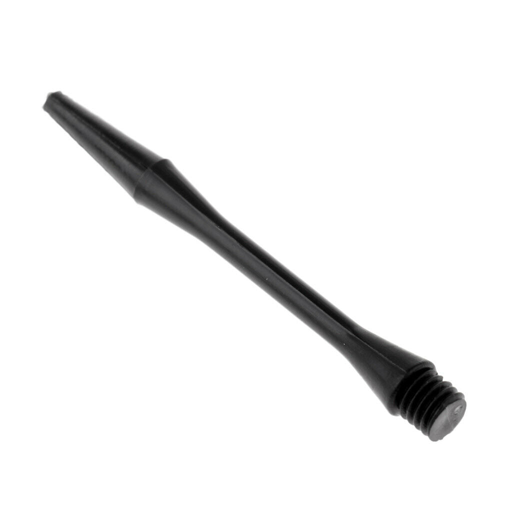 60 Pcs Plastic 54mm 2BA Anodised Re-Grooved Dart Stems / Shafts Diam 6mm