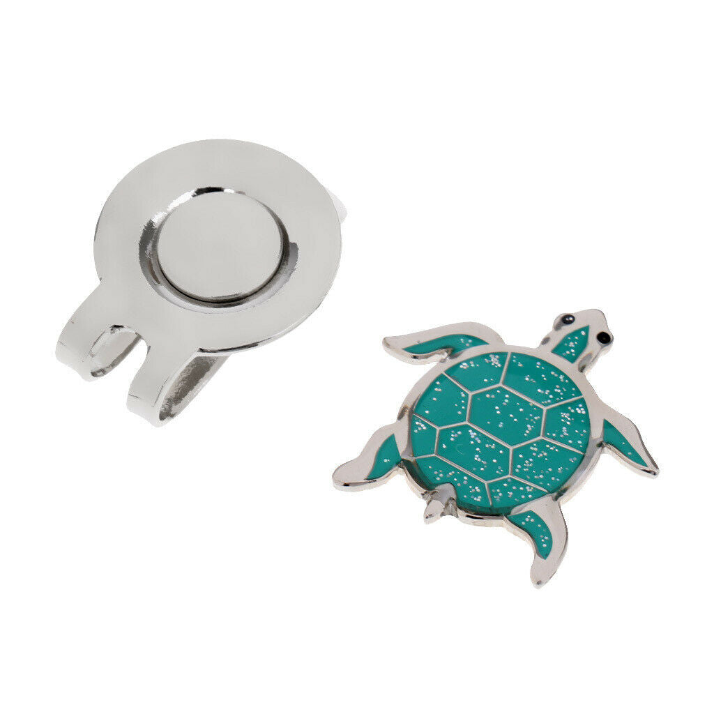 Golf Ball Marker Golf Hat Clip Cute Tortoise Pattern Golf Present