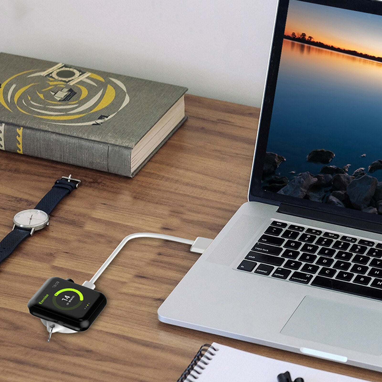 Updated Portable Watch Charger Quick Charge Power Bank Compatible for iWatch