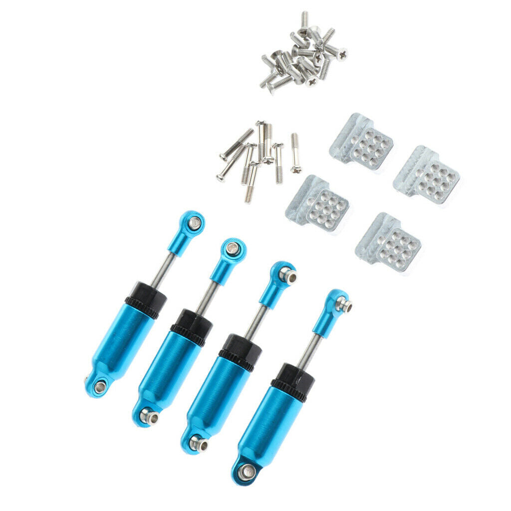 Metal Shocks Absorber and Steering Linkages Set for WPL C14 C24 1/16 Truck