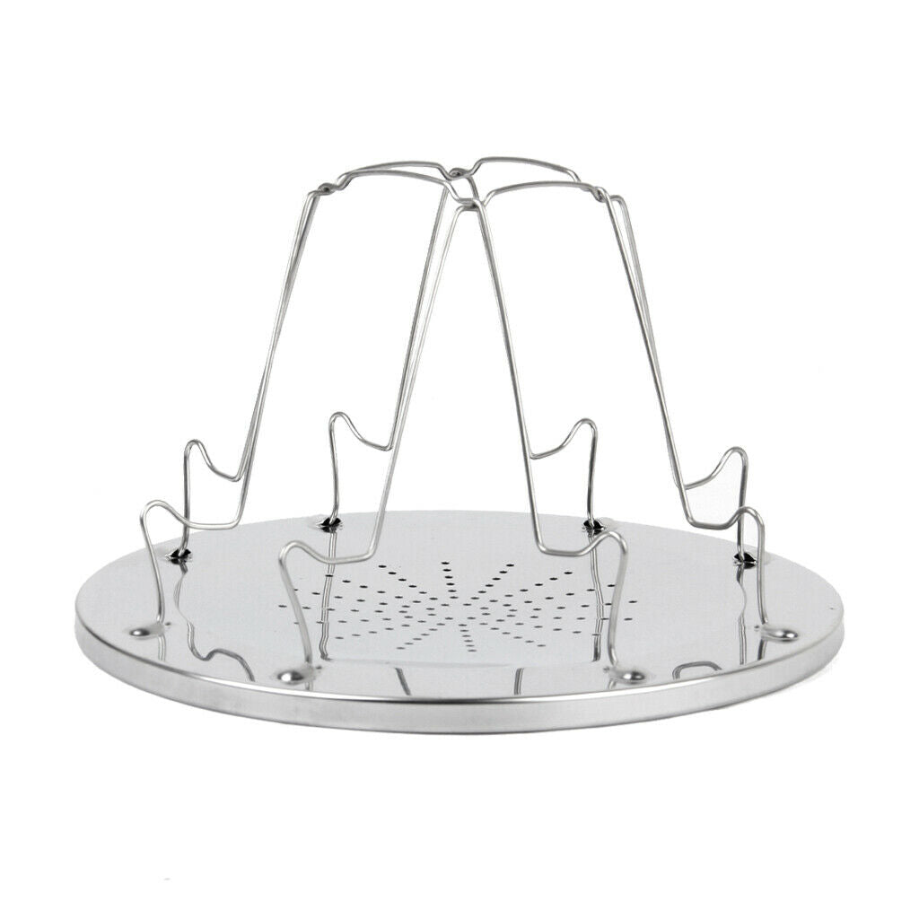 4-Slice Stainless Steel Toast Tray for Camping Picnic Kitchen