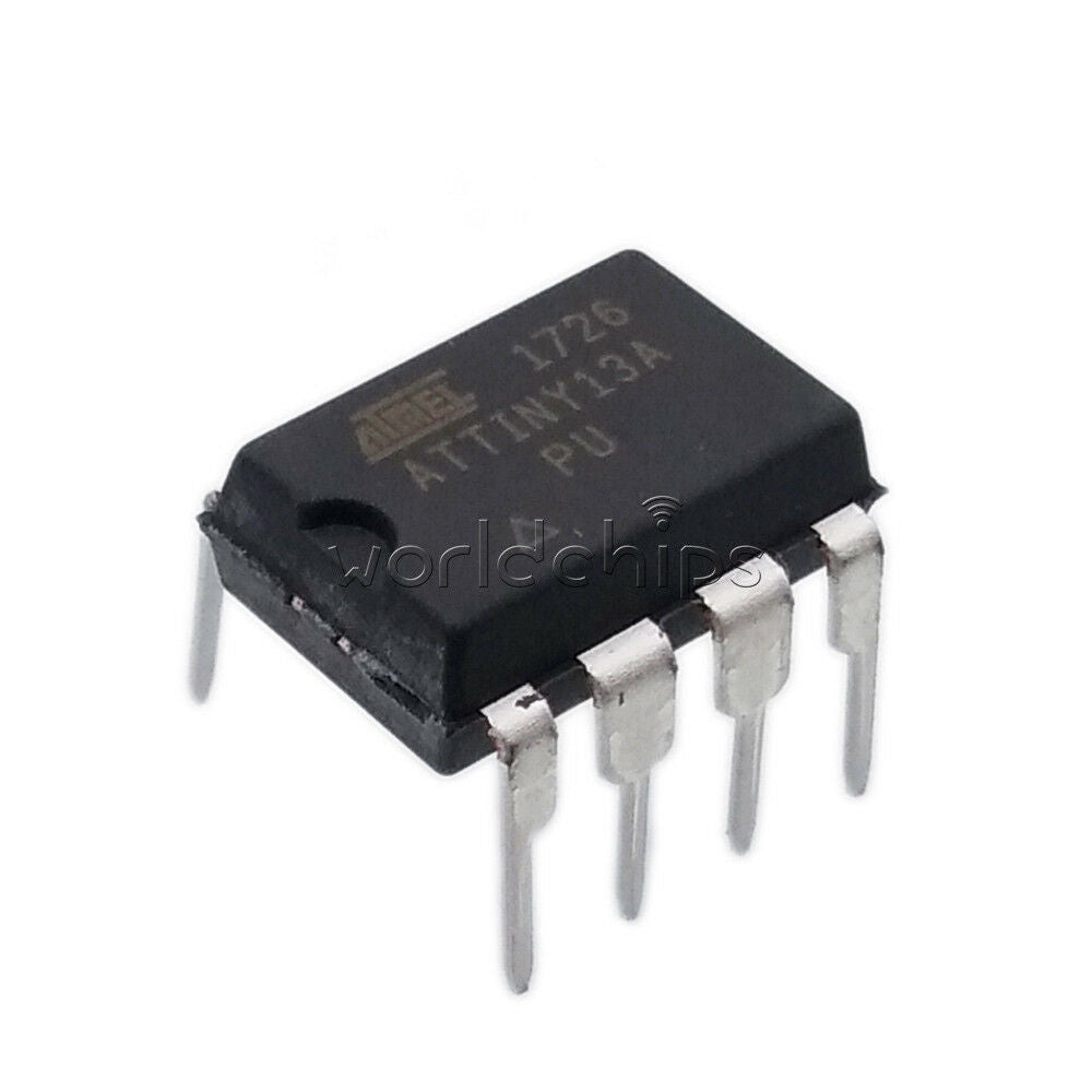 2pcs ATTINY13A-PU ATTINY13A DIP8 IC MCU AVR 1K FLASH 20MHZ