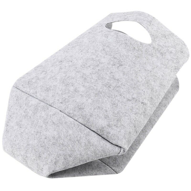 Simple Felt Fabric Storage Basket Cute Design Convenient Folding Box Clothing M9