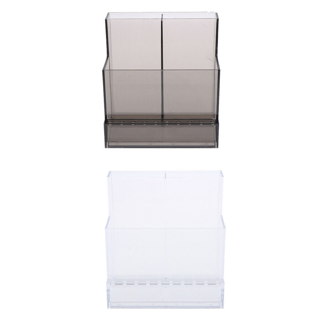 2pcs Acrylic Nail Drill Machine Nails Drill Bits Holder Stand Display Box