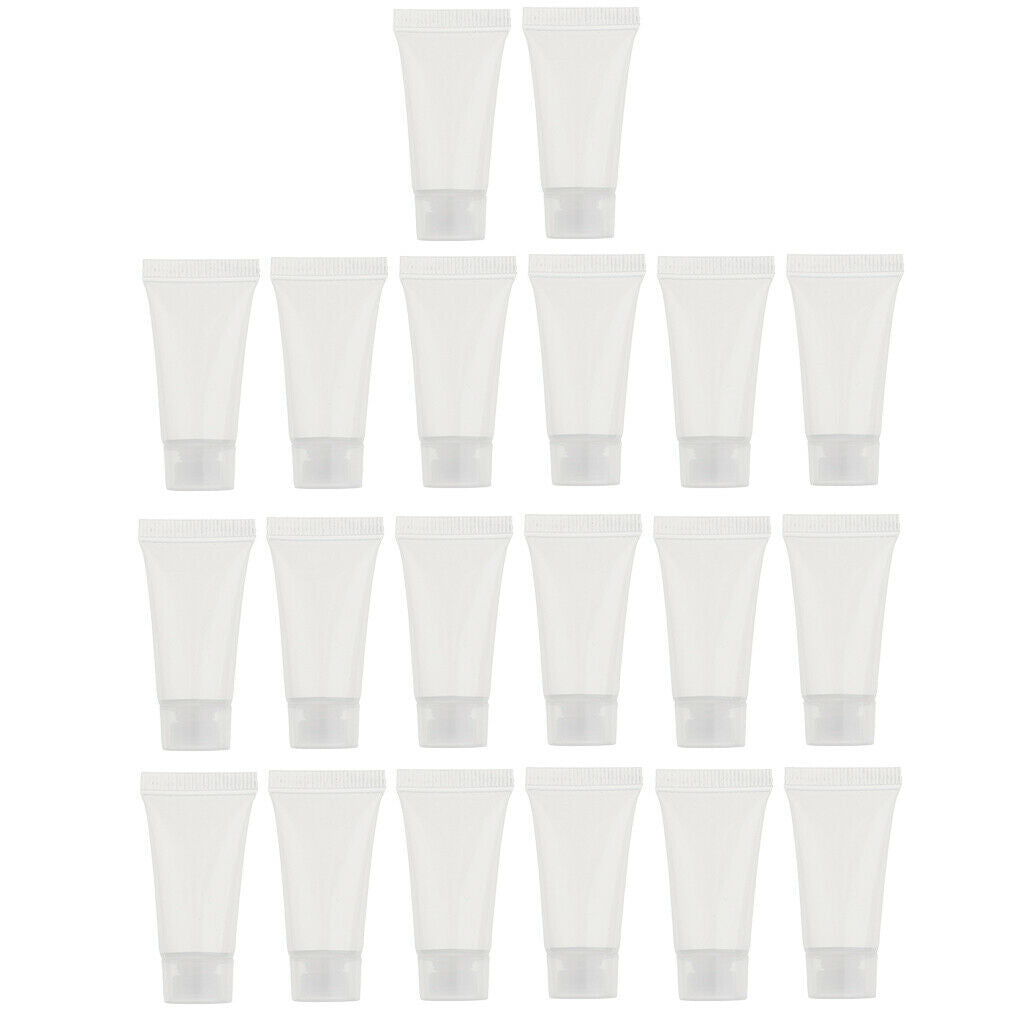 20pcs 30ml Travel Bottles Plastic  Container Tubes Makeup