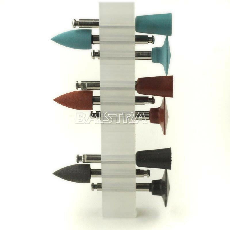 45pcs Dental Lab Amalgam Polisher Diamond Silicone Burs Cups Set RA0109