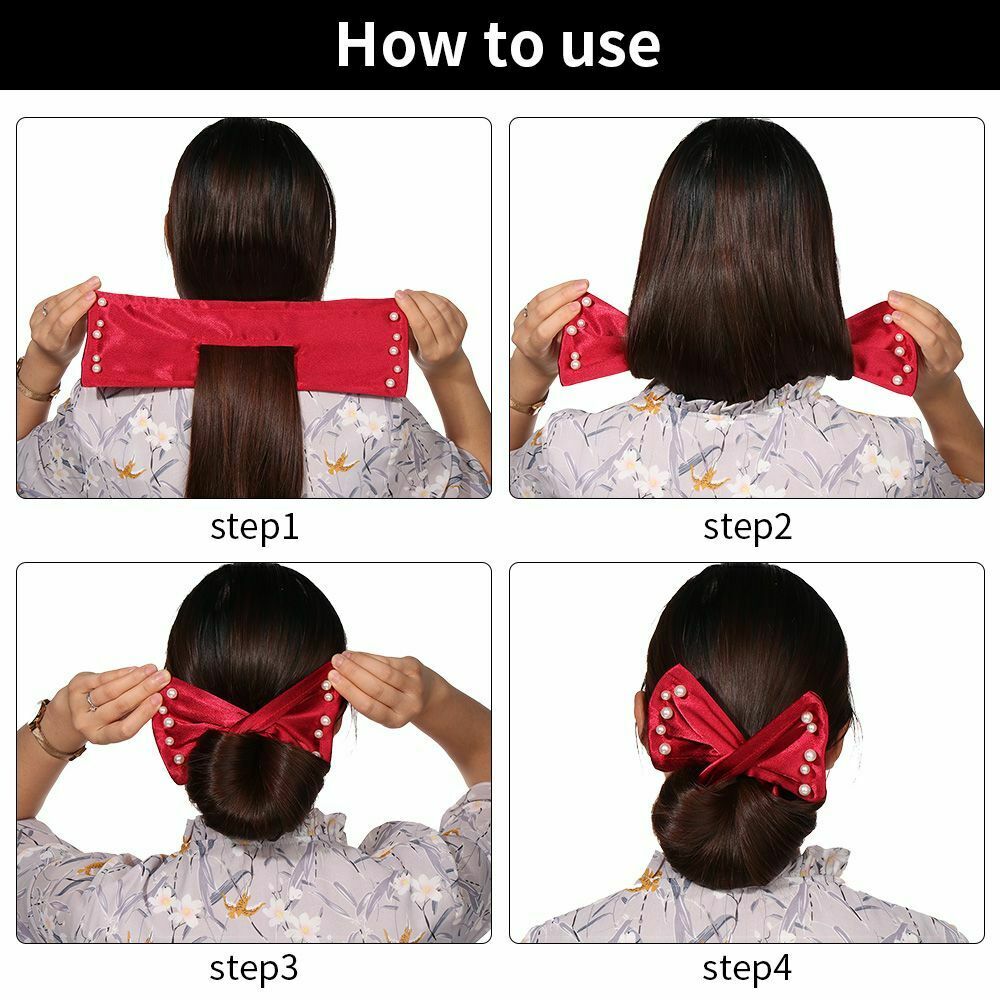 Wire Magic Clips Pearls Lazy Curling Irons Hair Styling Tools Bow Hair Curler