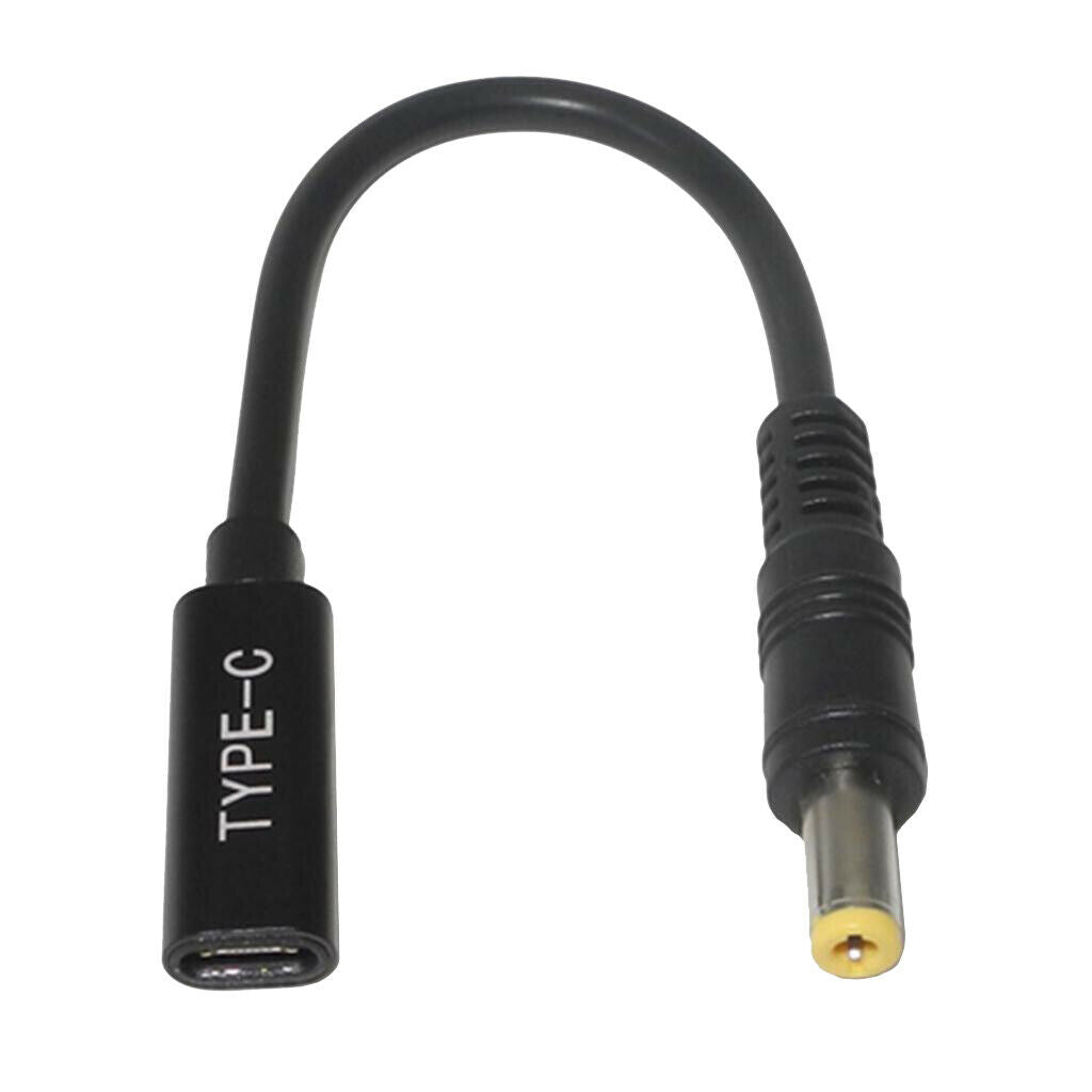 5525 Famle To Type-C With PD Chip Laptop Adapter Power Charger Connector