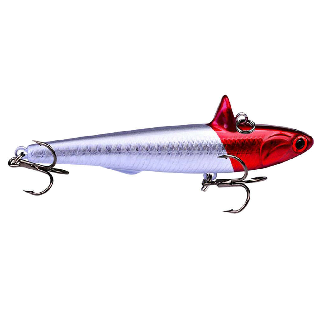 Minnow Fishing Lures Treble Hook Swimbait Fishing Bait Crankbaits Color E