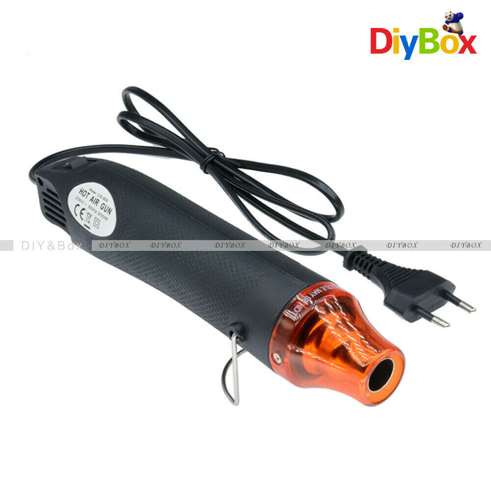 220V 300W Heat Gun Shrink Hot Air Temperature Electric Power Nozzles Tool ZIP