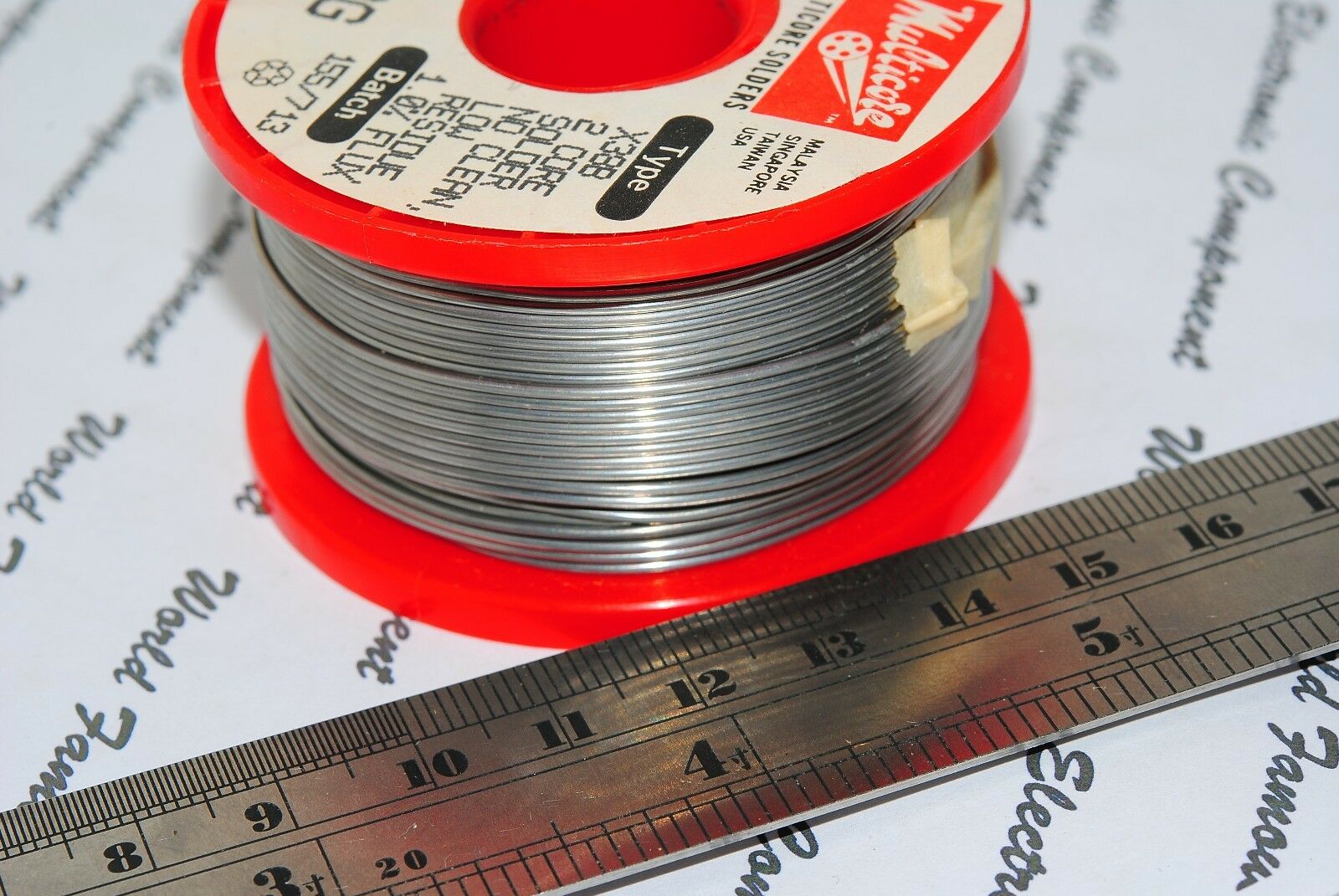 250g - MULTICORE SOLDERS X38B 1mm 63/37 TIN/LEAD  Solder