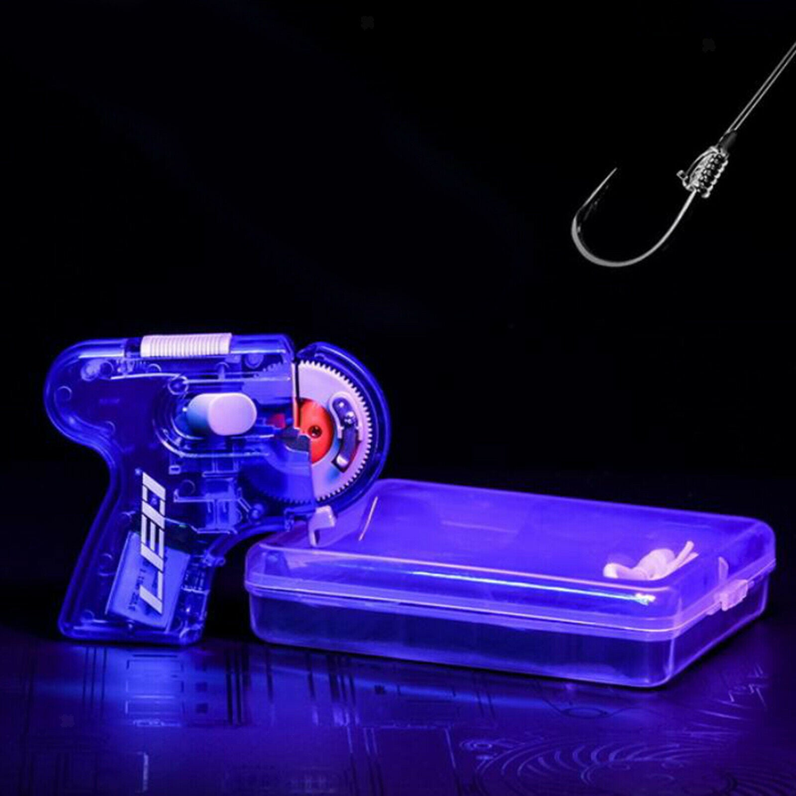 Electric Automatic Fishing Hook Tier Equipment Portable Hook Line Tying Tool