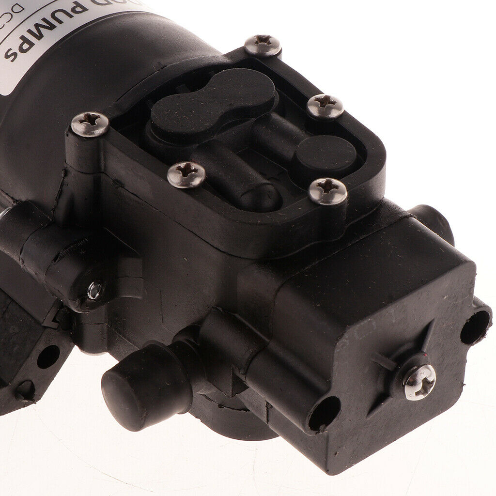 2x 24v DC Water Pump Diaphragm Water Sprayer for Sink Car Wash Toilet Black